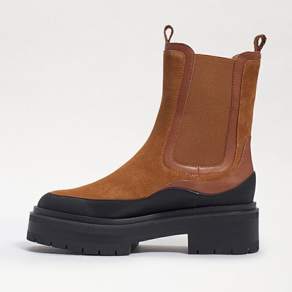New Sam Edelman Lulia Lug Sole Boots - Picture 3 of 11